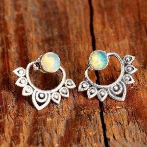 Boho Style Lotus Fashion Ladies Earrings