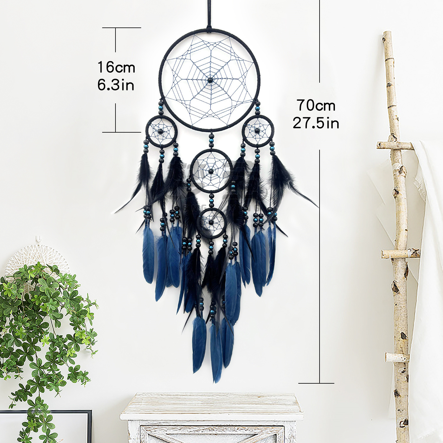 Indian Bohemian Dreamcatcher Room Bedroom Bedside Hanging Ornament - Image 2