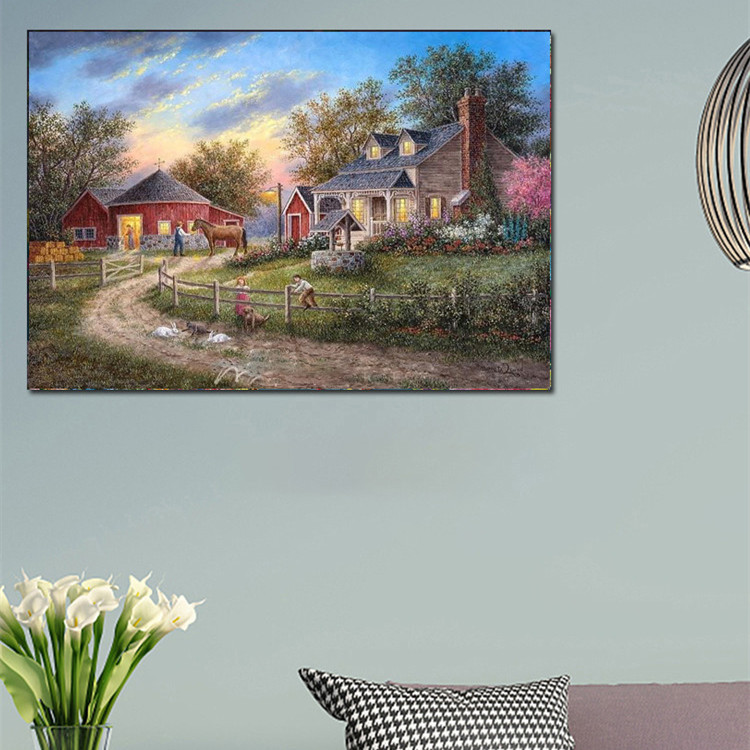 Villa Landscape Diamond Painting Kit - Image 2