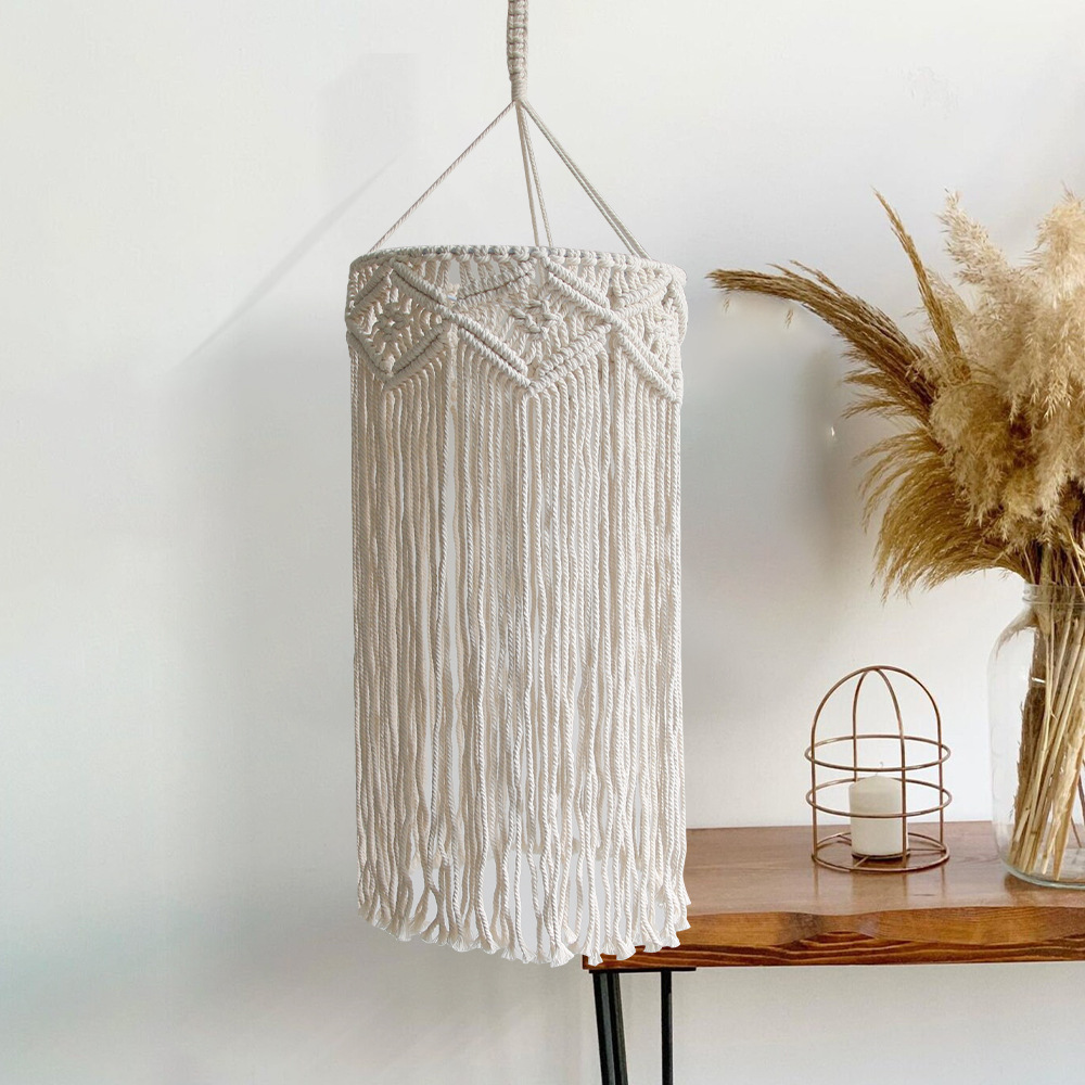 Simple Bohemian Style Hand-woven Lampshade