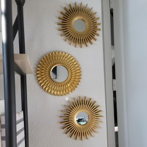 Home Hanging Mirror Background Wall Decoration
