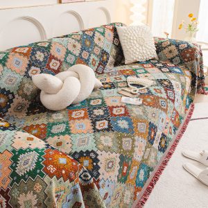Bohemian Sofa Towel Ethnic Cloth Universal Cover Cover